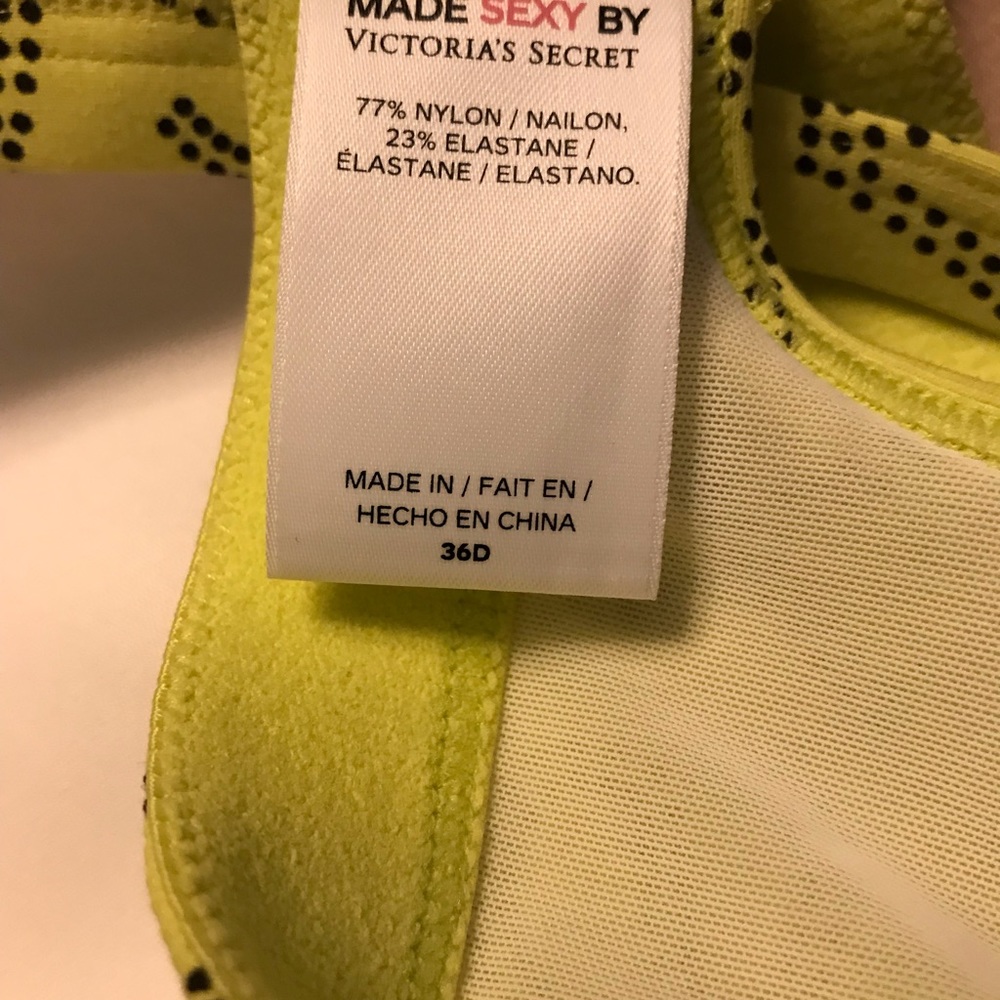 Victoria’s Secret Workout/Bra/Bathing Suit Top Size 36 D - Picture 2 of 4